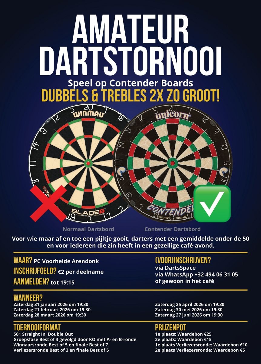 D.C-2370: Amateur Dartstornooi